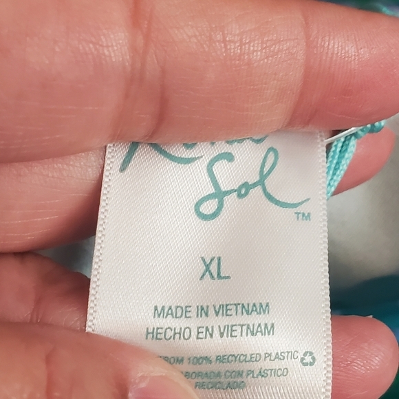 Kona Sol sash tie high waist bikini bottoms Size XL - Picture 11 of 12